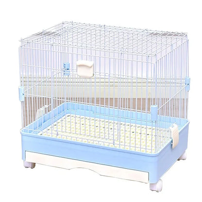 Wholesale High Quality Cheap Rabbit Cage Large Size Iron Metal Villa Display Cage Rabbit Cat Hamster Pet Cage