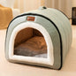 Thickening Tents Bed Nest For Dogs Soft Cat Nest Kennel Winter Cozy Pet House Enclosed Cat House Doghouse Cat Sofa Pet Supplies